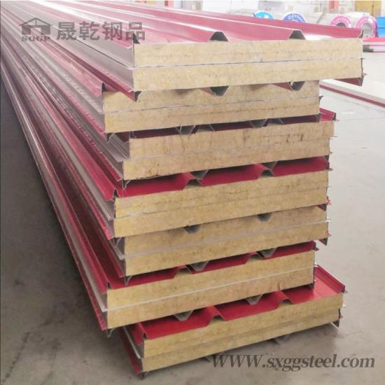 rock wool sandwich roof panel